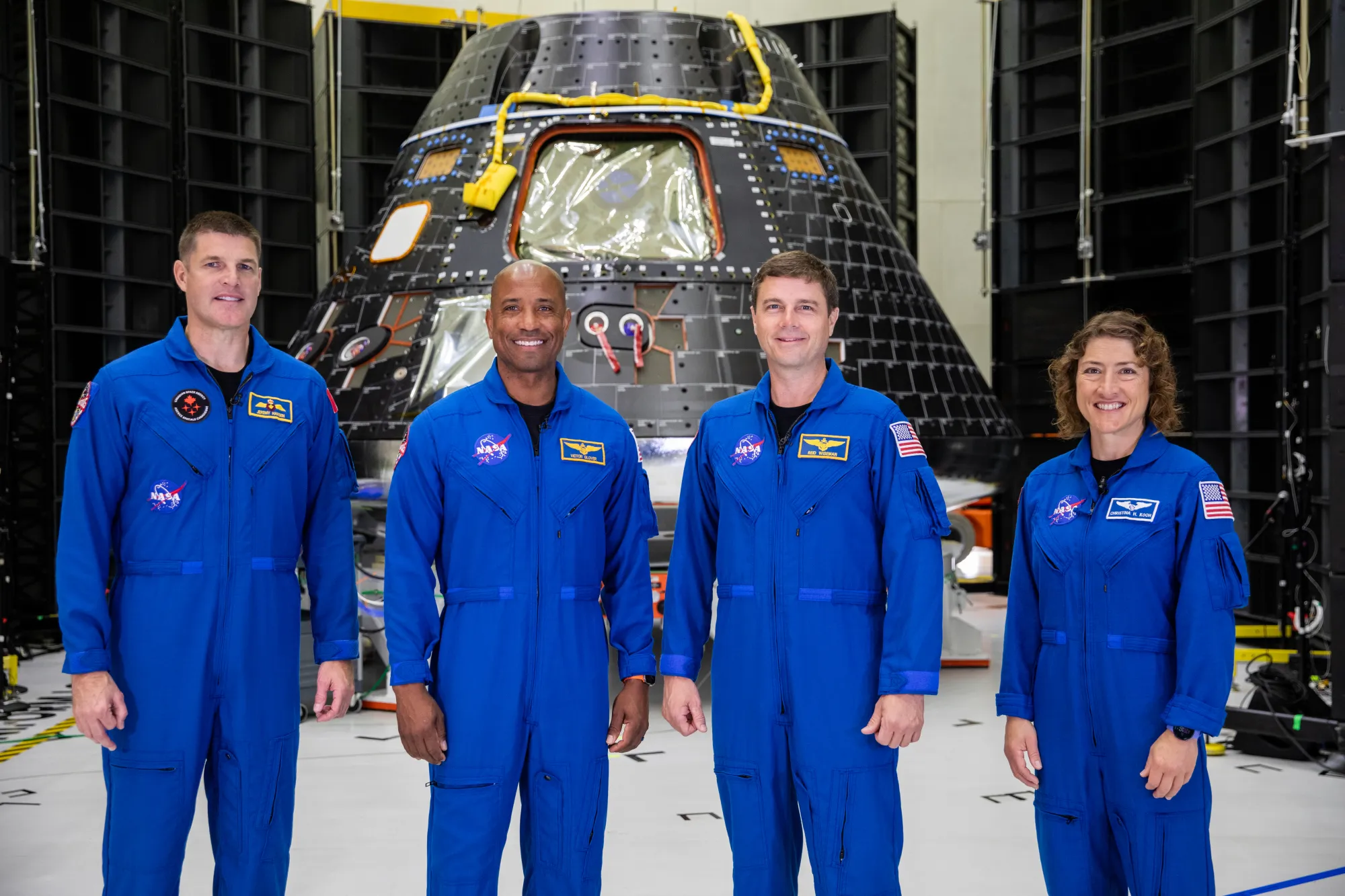 Official Artemis II astronaut crew portrait released by NASA